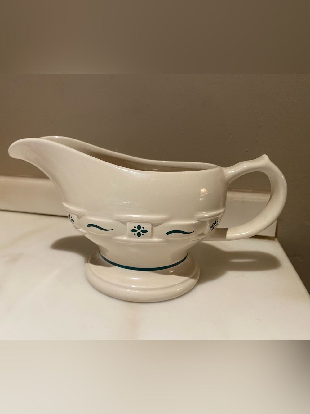 LONGABERGER Woven Traditions (Green) Gravy Boat